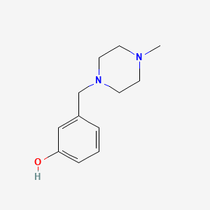 3-[(4-Methyl-1-piperazinyl)methyl]phenol
