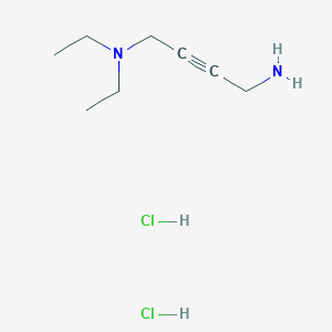 molecular formula C8H18Cl2N2 B3104359 N,N-diethylbut-2-yne-1,4-diamine dihydrochloride CAS No. 147555-81-5