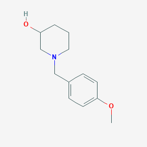 molecular formula C13H19NO2 B3104562 1-(4-Methoxybenzyl)piperidin-3-ol CAS No. 148729-36-6