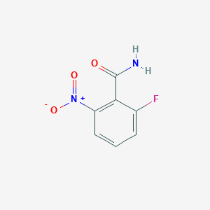 molecular formula C7H5FN2O3 B3104579 2-Fluoro-6-nitrobenzamide CAS No. 148857-97-0