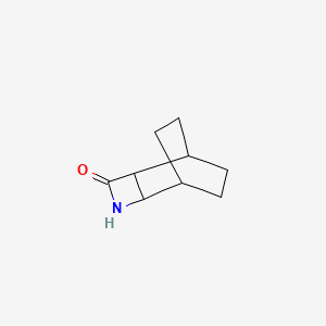 molecular formula C9H13NO B3104719 3-Azatricyclo[4.2.2.02,5]decan-4-one CAS No. 14932-32-2