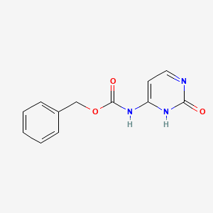 molecular formula C12H11N3O3 B3104741 N4-Benzyloxycarbonyl Cytosine CAS No. 149411-91-6