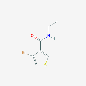 molecular formula C7H8BrNOS B3104808 4-bromo-N-ethylthiophene-3-carboxamide CAS No. 150108-64-8