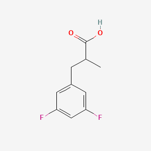 molecular formula C10H10F2O2 B3104816 3-(3,5-Difluorophenyl)-2-methylpropanoic acid CAS No. 1501252-21-6