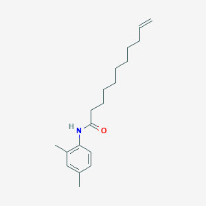 molecular formula C19H29NO B310491 N-(2,4-dimethylphenyl)-10-undecenamide 