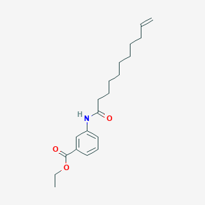 molecular formula C20H29NO3 B310493 Ethyl 3-(10-undecenoylamino)benzoate 