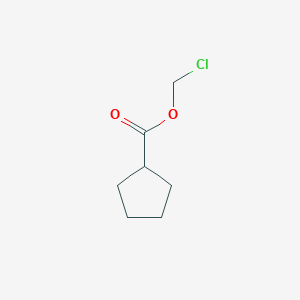 molecular formula C7H11ClO2 B3104951 Chloromethyl cyclopentanecarboxylate CAS No. 150864-99-6