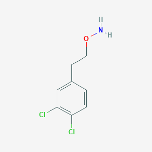 molecular formula C8H9Cl2NO B3105013 O-[2-(3,4-dichlorophenyl)ethyl]hydroxylamine CAS No. 1516258-49-3
