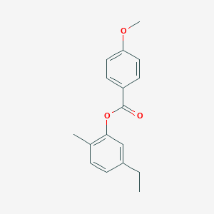 5-Ethyl-2-methylphenyl 4-methoxybenzoate