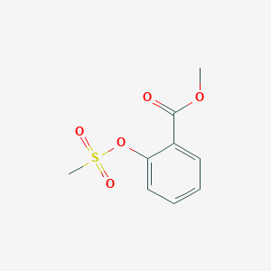 molecular formula C9H10O5S B310507 methyl 2-((methylsulfonyl)oxy)benzoate 