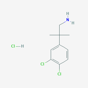 2-(3,4-Dichlorophenyl)-2-methylpropylamine HCl