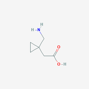 2-(1-(Aminomethyl)cyclopropyl)acetic acid