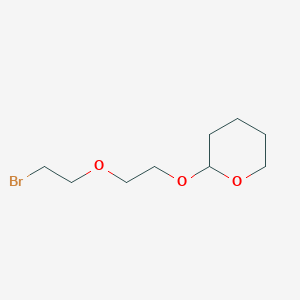 molecular formula C9H17BrO3 B3105099 Bromo-PEG2-THP 