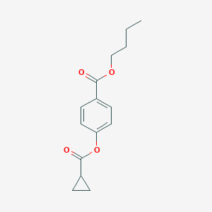 Butyl 4-[(cyclopropylcarbonyl)oxy]benzoate