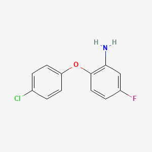 2-(4-Chlorophenoxy)-5-fluoroaniline