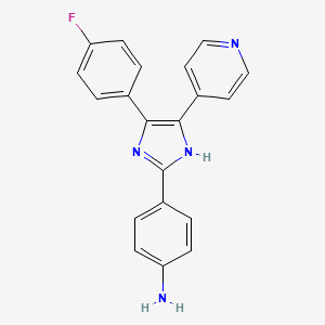 2-(4-Aminophenyl)-4-(4-fluorophenyl)-5-(4-pyridyl)-1H-imidazole