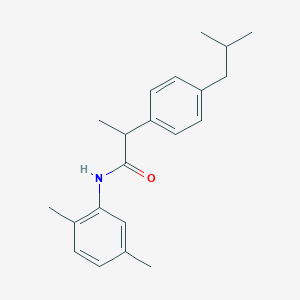 molecular formula C21H27NO B310517 N-(2,5-dimethylphenyl)-2-(4-isobutylphenyl)propanamide CAS No. 723759-56-6