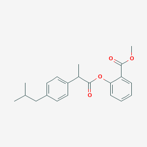 Methyl 2-{[2-(4-isobutylphenyl)propanoyl]oxy}benzoate