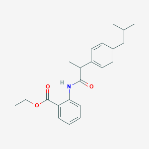 Ethyl 2-{[2-(4-isobutylphenyl)propanoyl]amino}benzoate