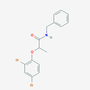N-benzyl-2-(2,4-dibromophenoxy)propanamide