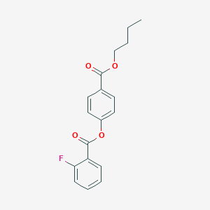 4-(Butoxycarbonyl)phenyl 2-fluorobenzoate