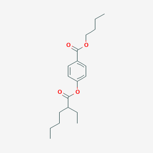 Butyl 4-[(2-ethylhexanoyl)oxy]benzoate