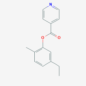 5-Ethyl-2-methylphenyl isonicotinate