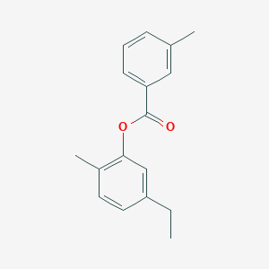 5-Ethyl-2-methylphenyl 3-methylbenzoate