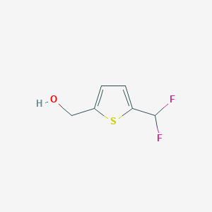molecular formula C6H6F2OS B3105390 (5-(Difluoromethyl)-2-thienyl)methanol CAS No. 153026-90-5