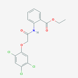 Ethyl 2-{[(2,4,5-trichlorophenoxy)acetyl]amino}benzoate