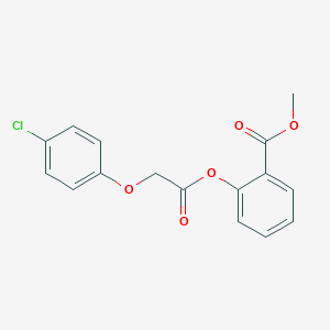 Methyl 2-{[(4-chlorophenoxy)acetyl]oxy}benzoate