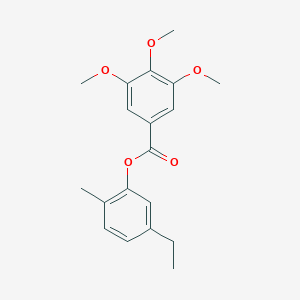 5-Ethyl-2-methylphenyl3,4,5-trimethoxybenzoate