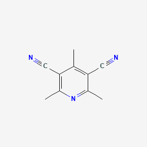 molecular formula C10H9N3 B3105564 2,4,6-Trimethylpyridine-3,5-dicarbonitrile CAS No. 1539-48-6
