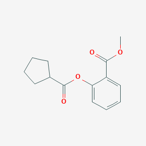 Methyl2-[(cyclopentylcarbonyl)oxy]benzoate
