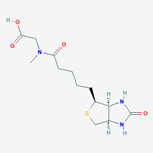 molecular formula C13H21N3O4S B3105590 Biotin-sar-oh CAS No. 154024-76-7