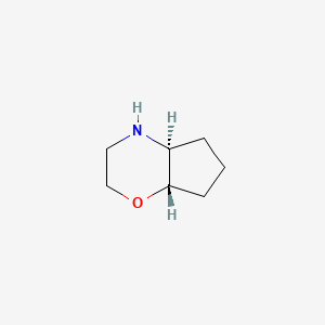 molecular formula C7H13NO B3105623 (4aS,7aS)-Octahydrocyclopenta[b]morpholine CAS No. 1542269-05-5