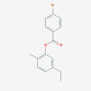 5-Ethyl-2-methylphenyl4-bromobenzoate