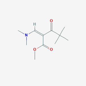 Methyl 2-((dimethylamino)methylene)-4,4-dimethyl-3-oxopentanoate