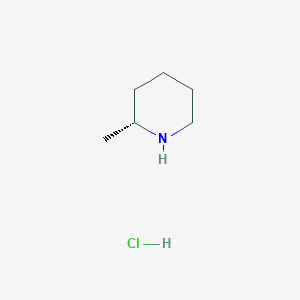 molecular formula C6H14ClN B3105785 (R)-2-Methylpiperidine hydrochloride CAS No. 155106-16-4