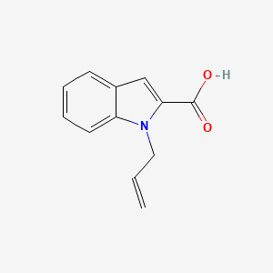 molecular formula C12H11NO2 B3105797 1-allyl-1H-indole-2-carboxylic acid CAS No. 155193-48-9