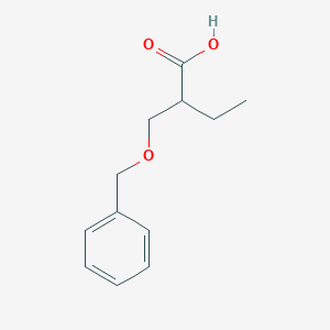molecular formula C12H16O3 B031058 2-(Phenylmethoxymethyl)butanoic acid CAS No. 1598357-06-2