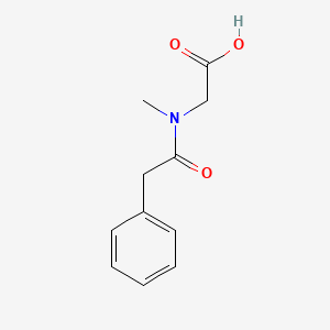 2-[Methyl(2-phenylacetyl)amino]acetic acid
