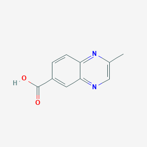 molecular formula C10H8N2O2 B3105855 2-Methylquinoxaline-6-carboxylic acid CAS No. 155439-35-3