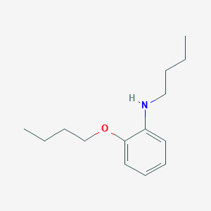 molecular formula C14H23NO B3105887 N-(2-Butoxyphenyl)-N-butylamine CAS No. 155593-27-4
