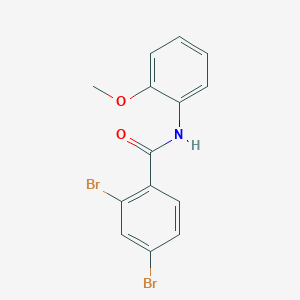 2,4-dibromo-N-(2-methoxyphenyl)benzamide