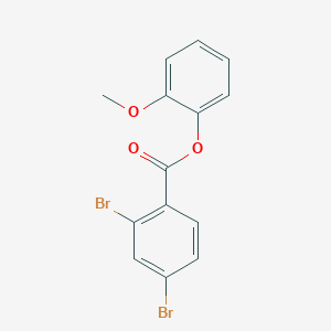 molecular formula C14H10Br2O3 B310595 2-Methoxyphenyl2,4-dibromobenzoate 