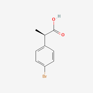 molecular formula C9H9BrO2 B3105997 (R)-2-(4-bromophenyl)propanoic acid CAS No. 156142-98-2