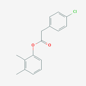 molecular formula C16H15ClO2 B310603 2,3-Dimethylphenyl (4-chlorophenyl)acetate 