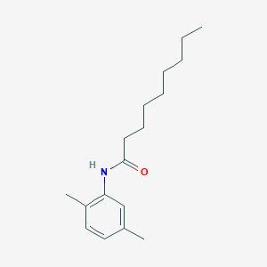 molecular formula C17H27NO B310605 N-(2,5-dimethylphenyl)nonanamide 