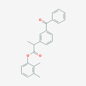 molecular formula C24H22O3 B310609 2,3-Dimethylphenyl 2-(3-benzoylphenyl)propanoate 